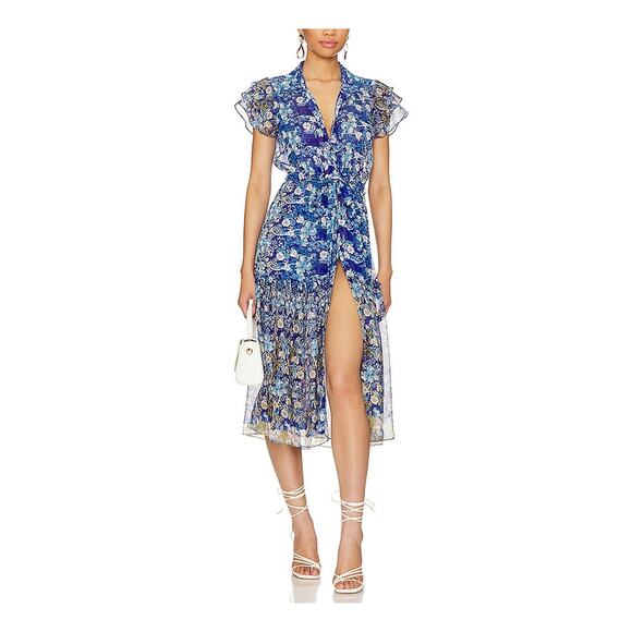 Misa Los Angeles 'Viola' Blue Dress Size XS